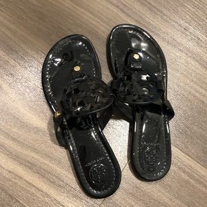 Tory Burch Shoes - Tory Burch Miller Sandals (Black Patent) Tory Burch Shoes - Tory Burch Miller Sandals (Black Patent)